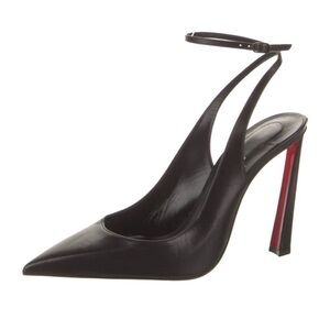 Christian Louboutin black Condora slingback pumps